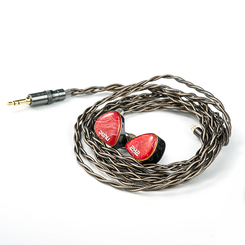 DUNU DN242 2DD+4BA+2 Micro Planar Drivers HiFi Music In-ear Earphone