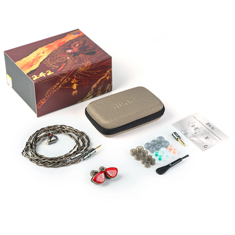 DUNU DN242 2DD+4BA+2 Micro Planar Drivers HiFi Music In-ear Earphone