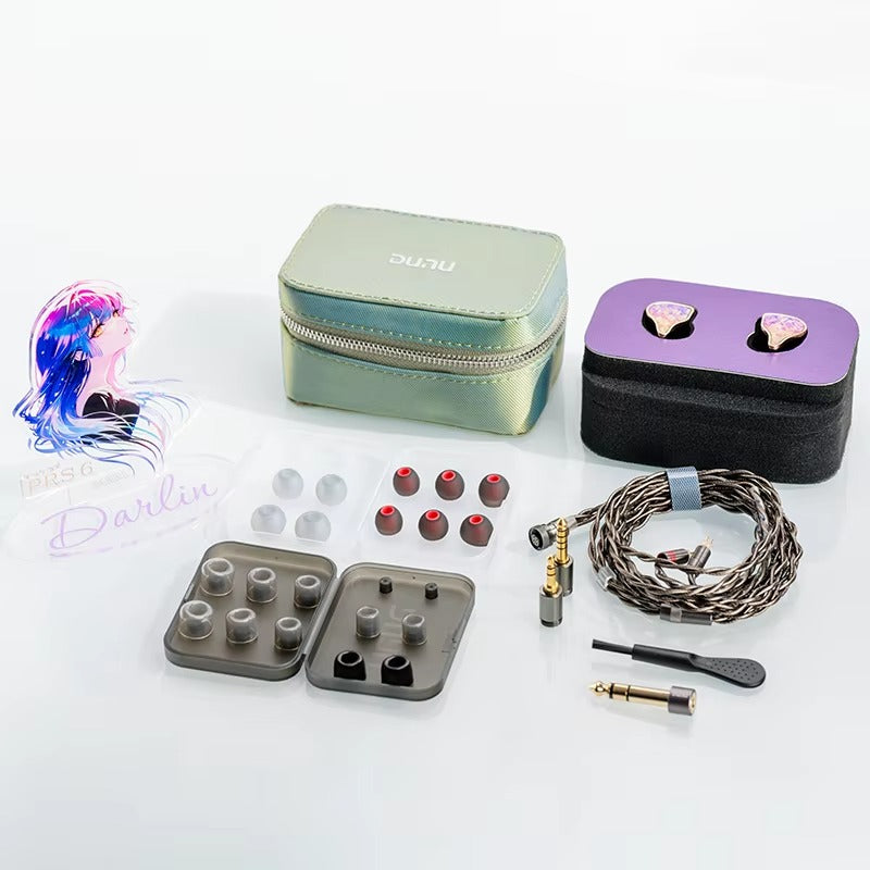 DUNU PRS6 1DD+4BA+1MEMS Monitor IEM HiFi In-ear Earphone
