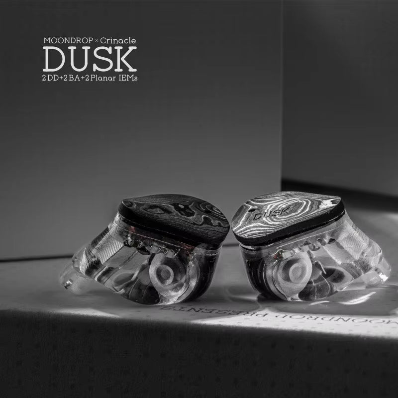 MOONDROP X Crinacle DUSK 2DD+2BA+2Planar Earphone In-ear Monitor IEMs