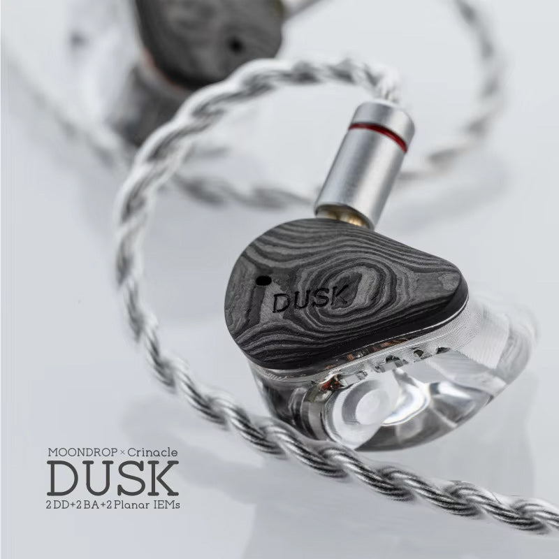 MOONDROP X Crinacle DUSK 2DD+2BA+2Planar Earphone In-ear Monitor IEMs