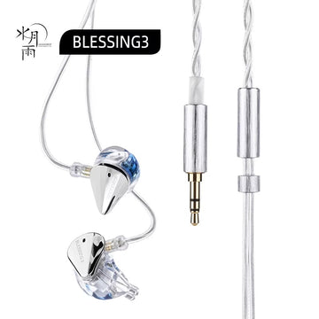 MOONDROP Blessing3 In-Ear Earphones 2DD+4BA Hybrid Drive Monitors IEMs