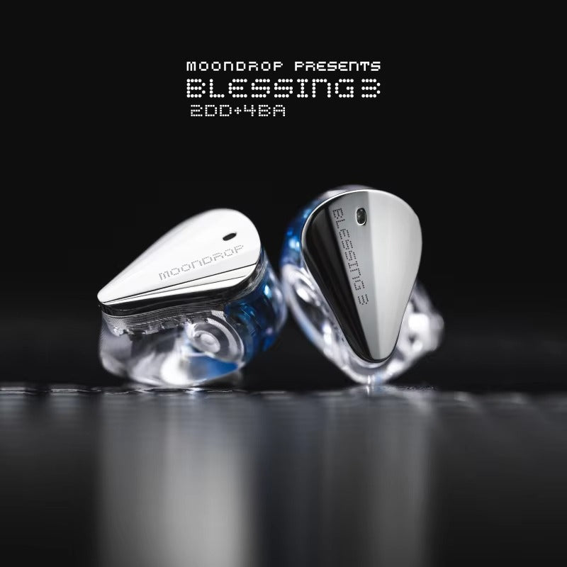 MOONDROP Blessing3 In-Ear Earphones 2DD+4BA Hybrid Drive Monitors IEMs