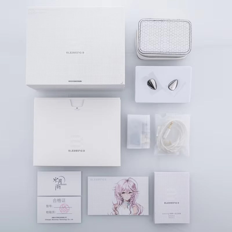 MOONDROP Blessing3 In-Ear Earphones 2DD+4BA Hybrid Drive Monitors IEMs