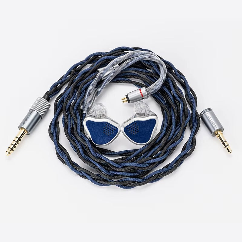 MOONDROP X Crinacle Silicon HiFi Earphone 1DD+2BA+2MEMS Tribrid Monitor IEMs