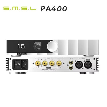 SMSL PA400 Gallium Nitride 500Wx2 Power Amplifier PGA2311 Chip Audio Amp